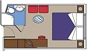 Loď MSC Meraviglia kabiny