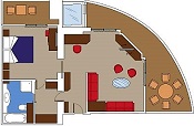 Loď MSC Meraviglia kabiny