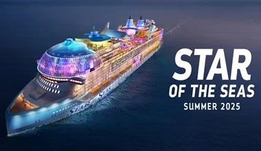 Az első fotók az új Star of the Seas hajóról