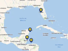 Hajóút térképe