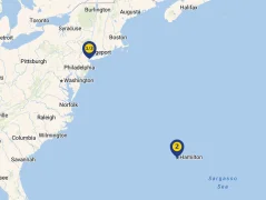 Hajóút térképe
