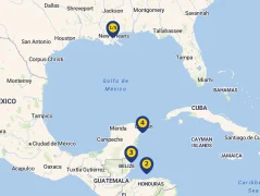 Hajóút térképe