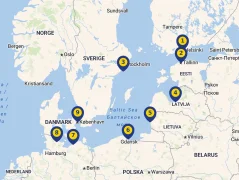 Hajóút térképe
